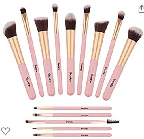 Yuwaku pink brushes